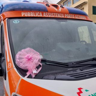 fiocco rosa per anpas porto azzurro